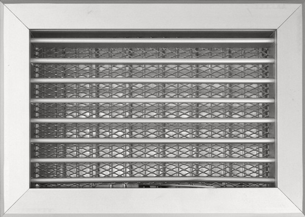 Περσίδα τζακιού ΤΕΠ-ΠΛ-Τ σταθ. πτερύγια πλέγμα και τάμπερ 30Χ15