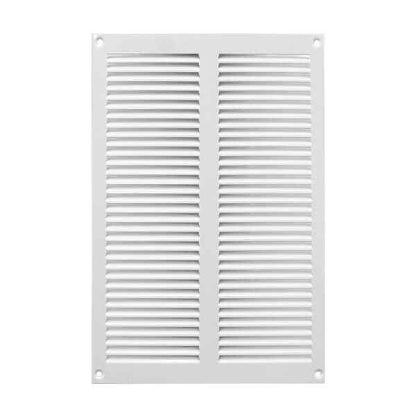 Grill, white vent 20x30 with protective mesh.